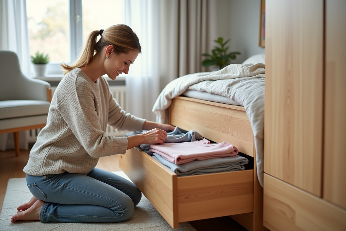 Rangement efficace des vêtements dans un tiroir : techniques et astuces