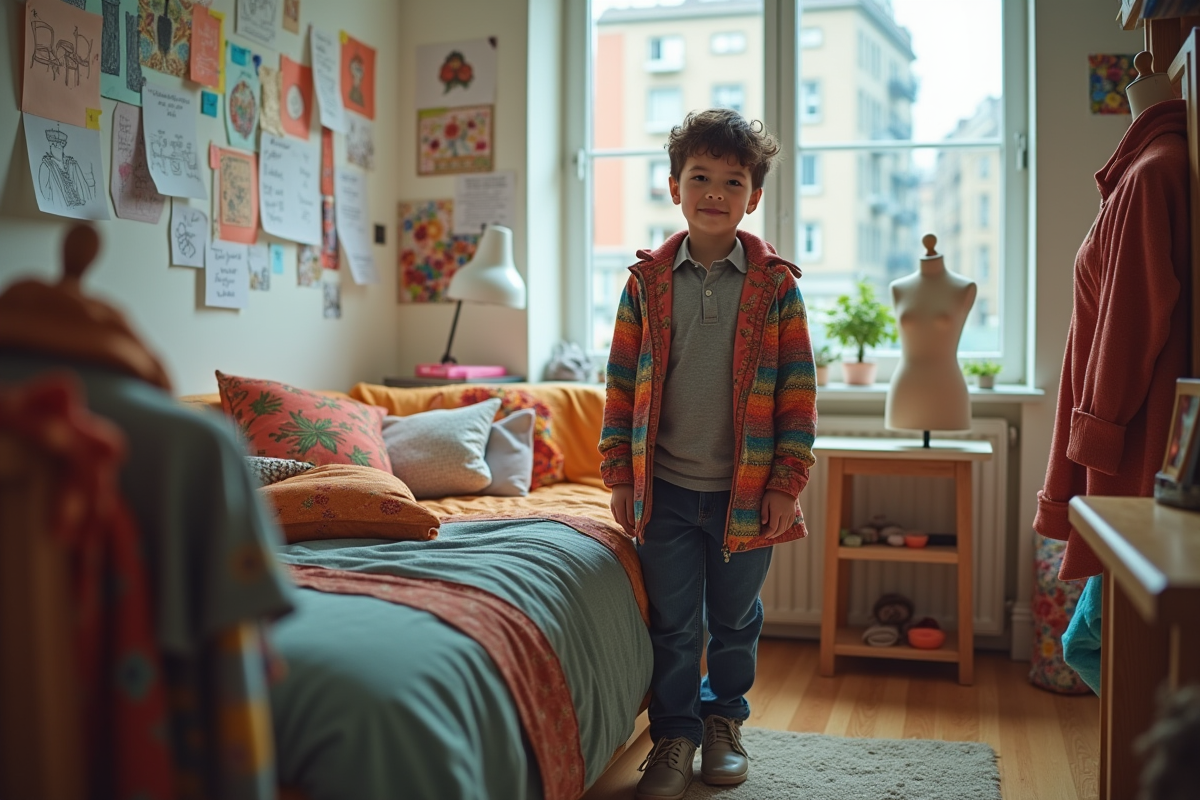 Enfant prodige de 7 ans devient créateur de mode sensationnel